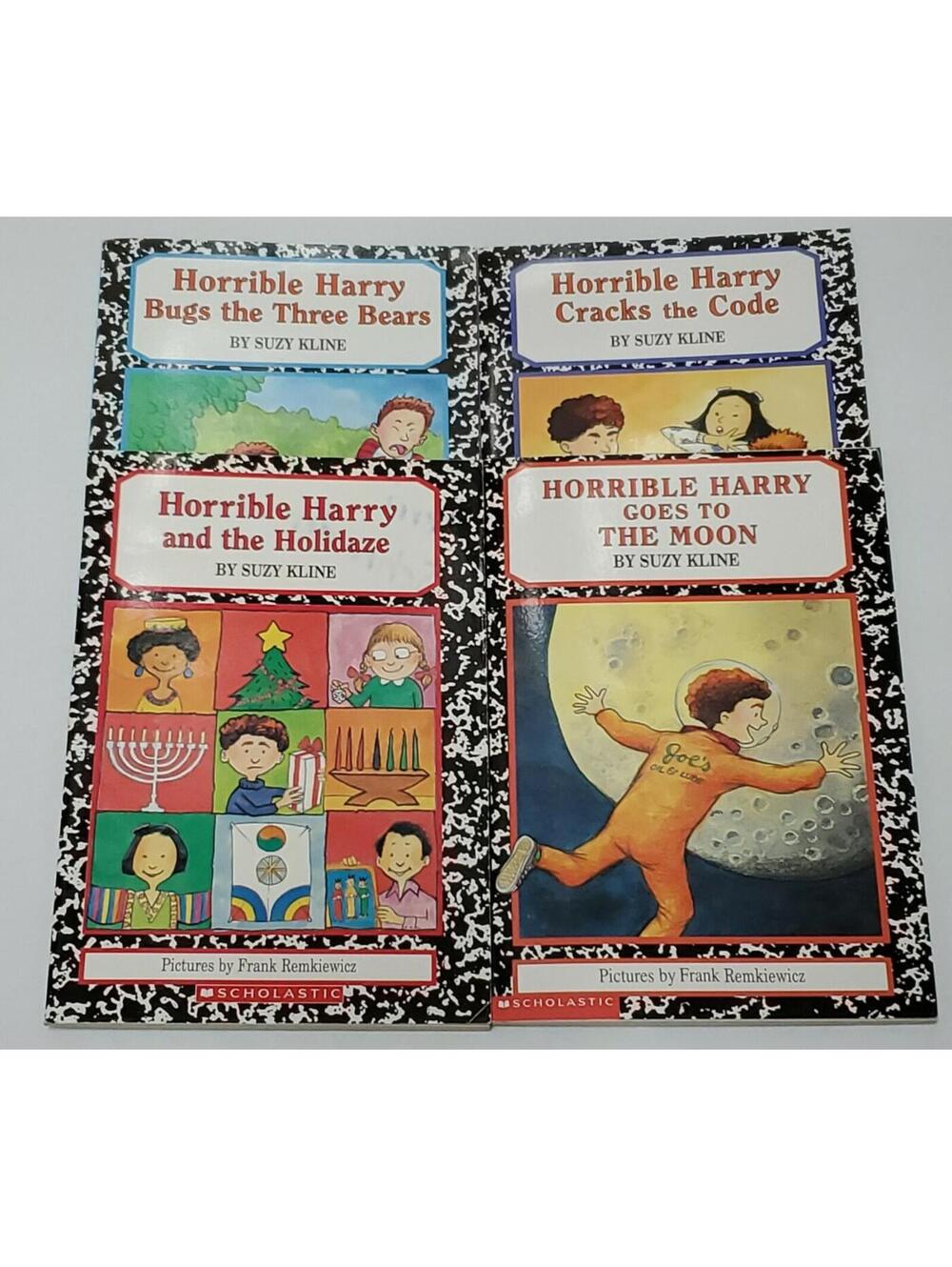 Horrible Harry Cracks the Code, Goes to the Moon,Holidaze, Bugs the 3 Bears Lot